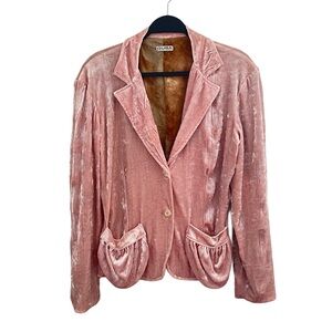 Quba Velvet Pink Victorian Style Cosplay‎ Halloween Costume Jacket Cardigan M